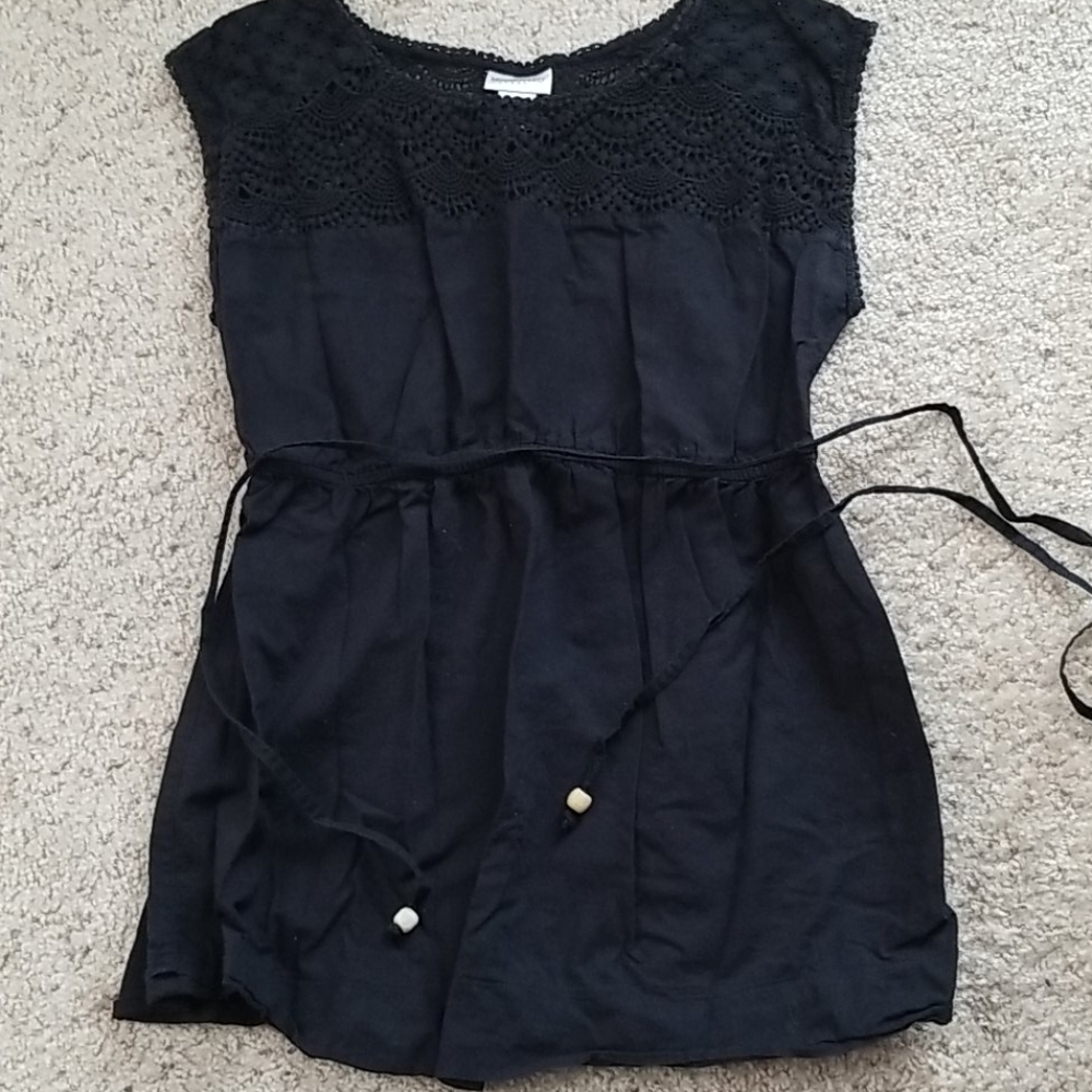 Black Maternity Shirt